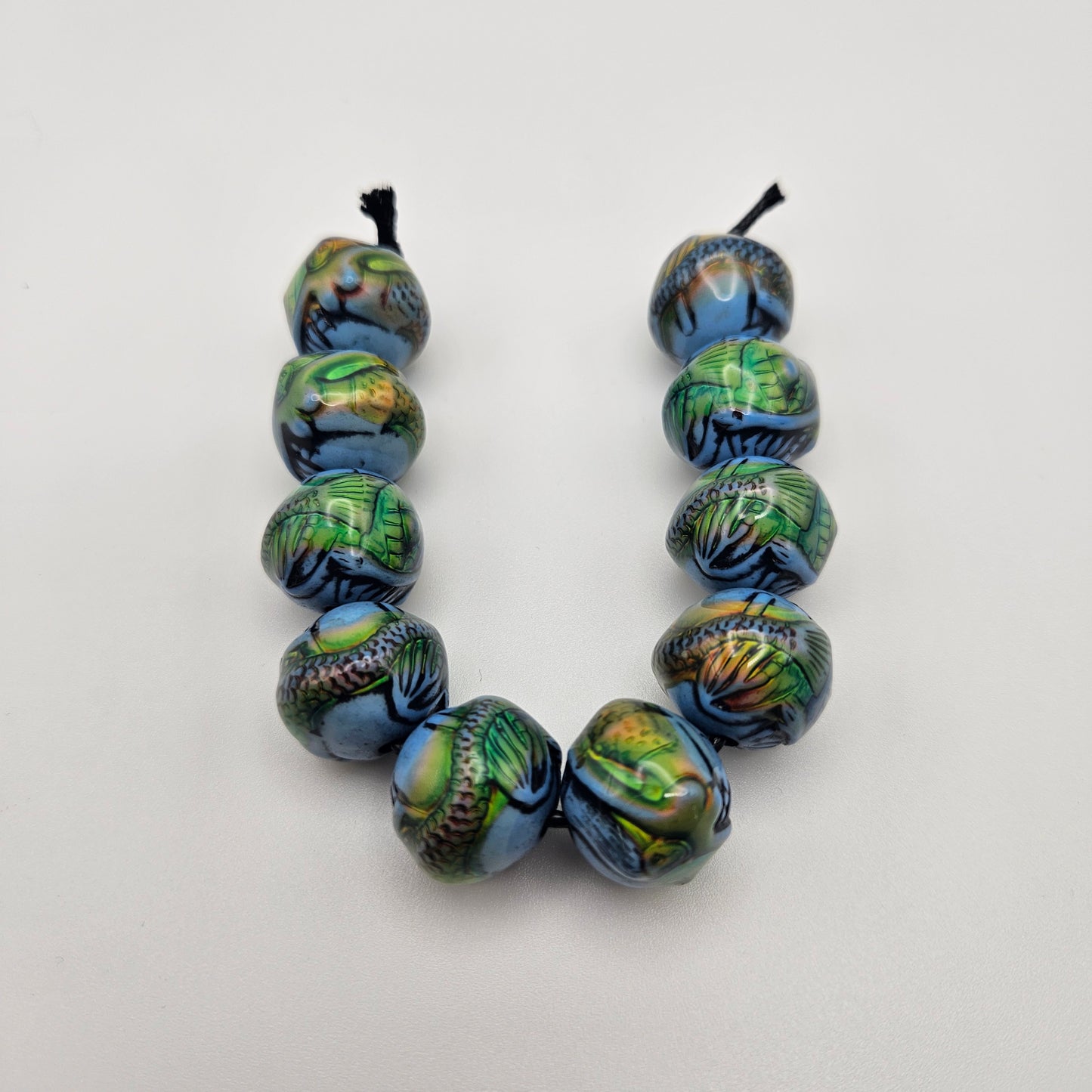 16mm Mood Mermaid Beads SINGLE Bead