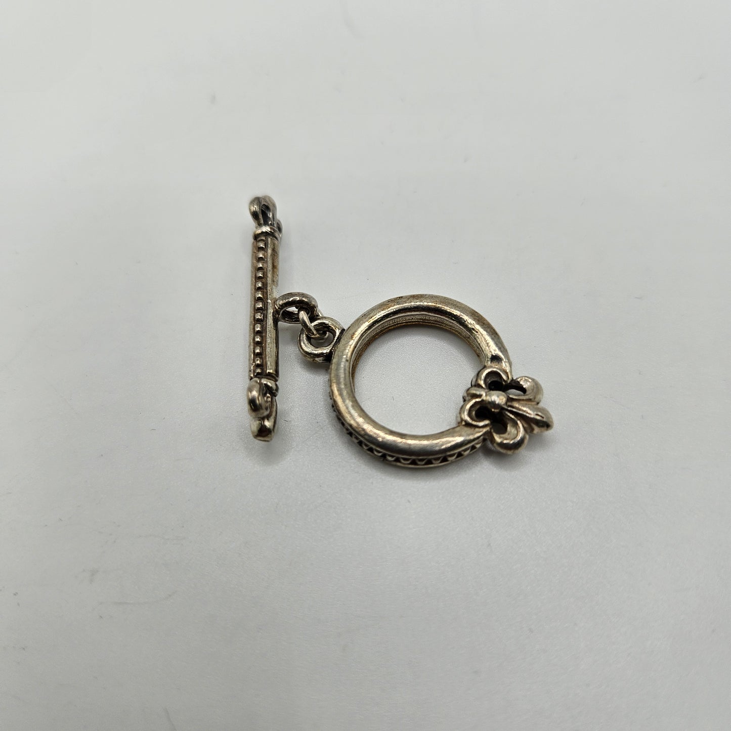 16mm Sterling Silver Decorative Toggle Clasp.