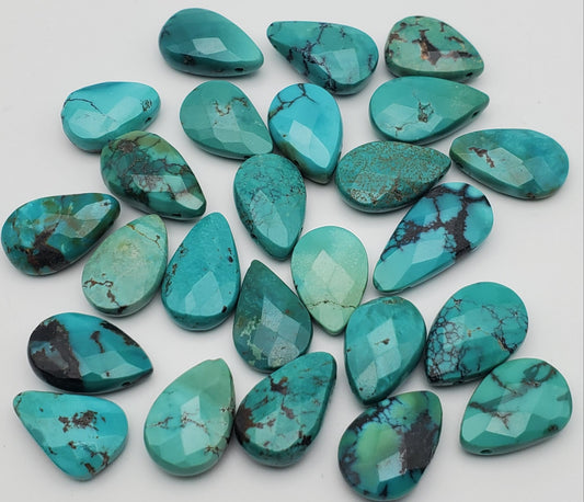 16mm Turquoise Top Drill Single.