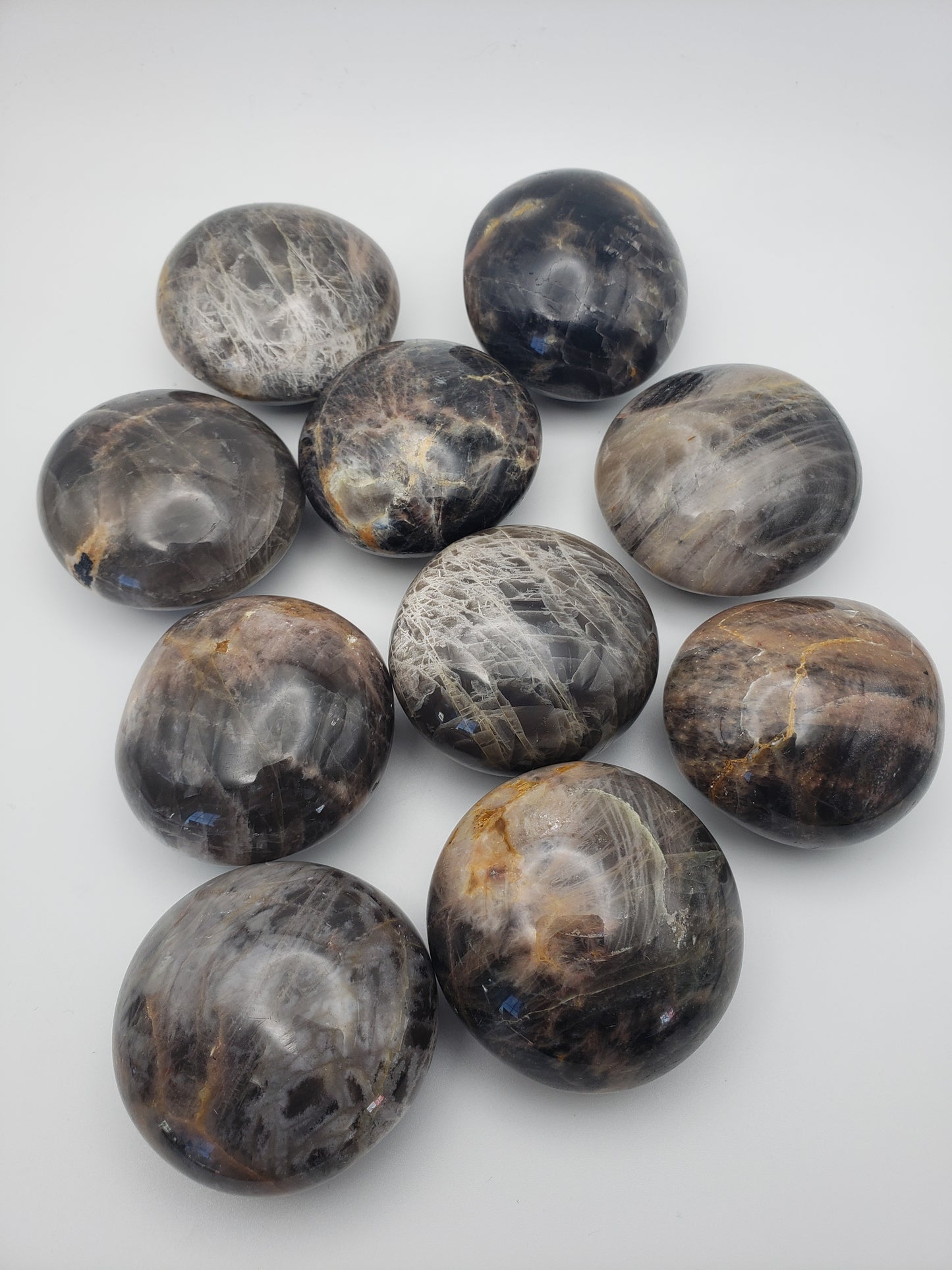 Black Moonstone Large Tumbled Gemstone