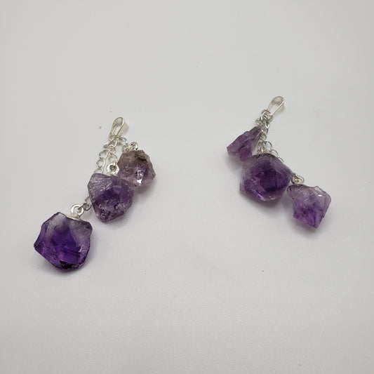 Dangling Amethyst Pendant