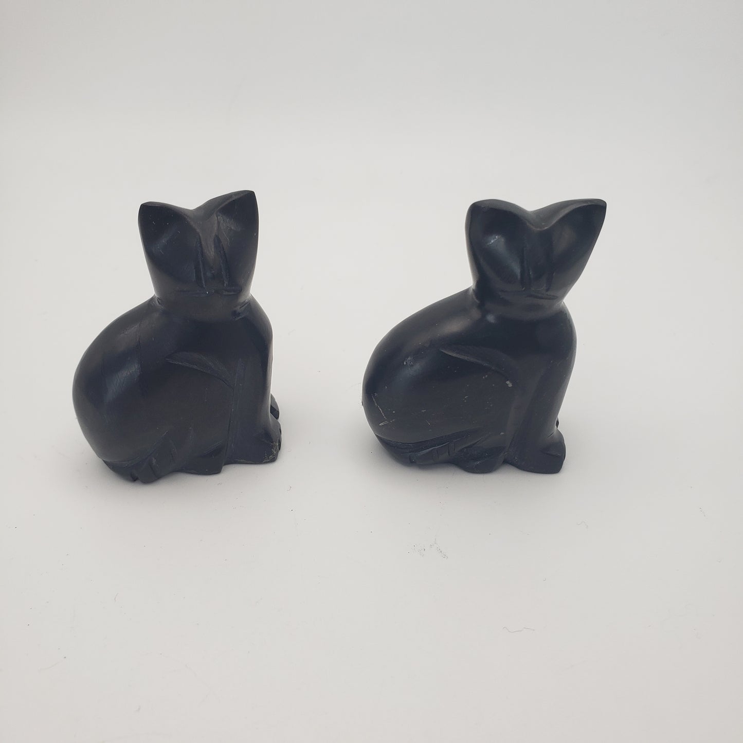 Shangite Cat Carving