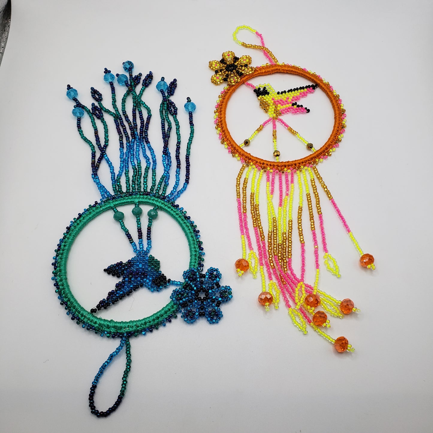 Hummingbird Dream Catcher Seed Bead