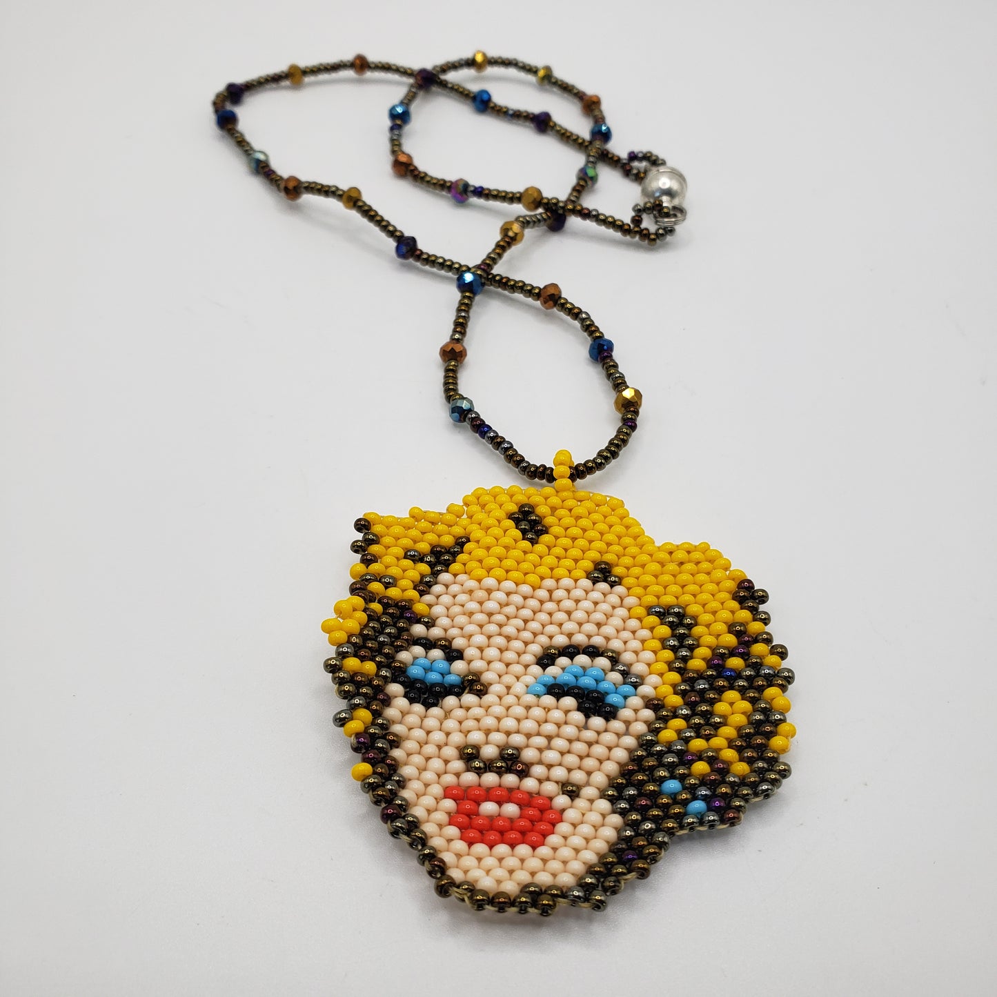 Marilyn Monroe Necklace Seed Bead