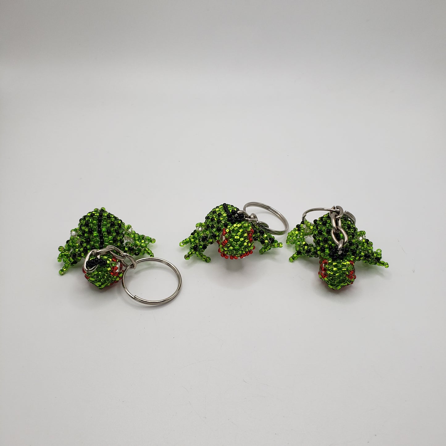 Mini Frog Keychain Seed Bead