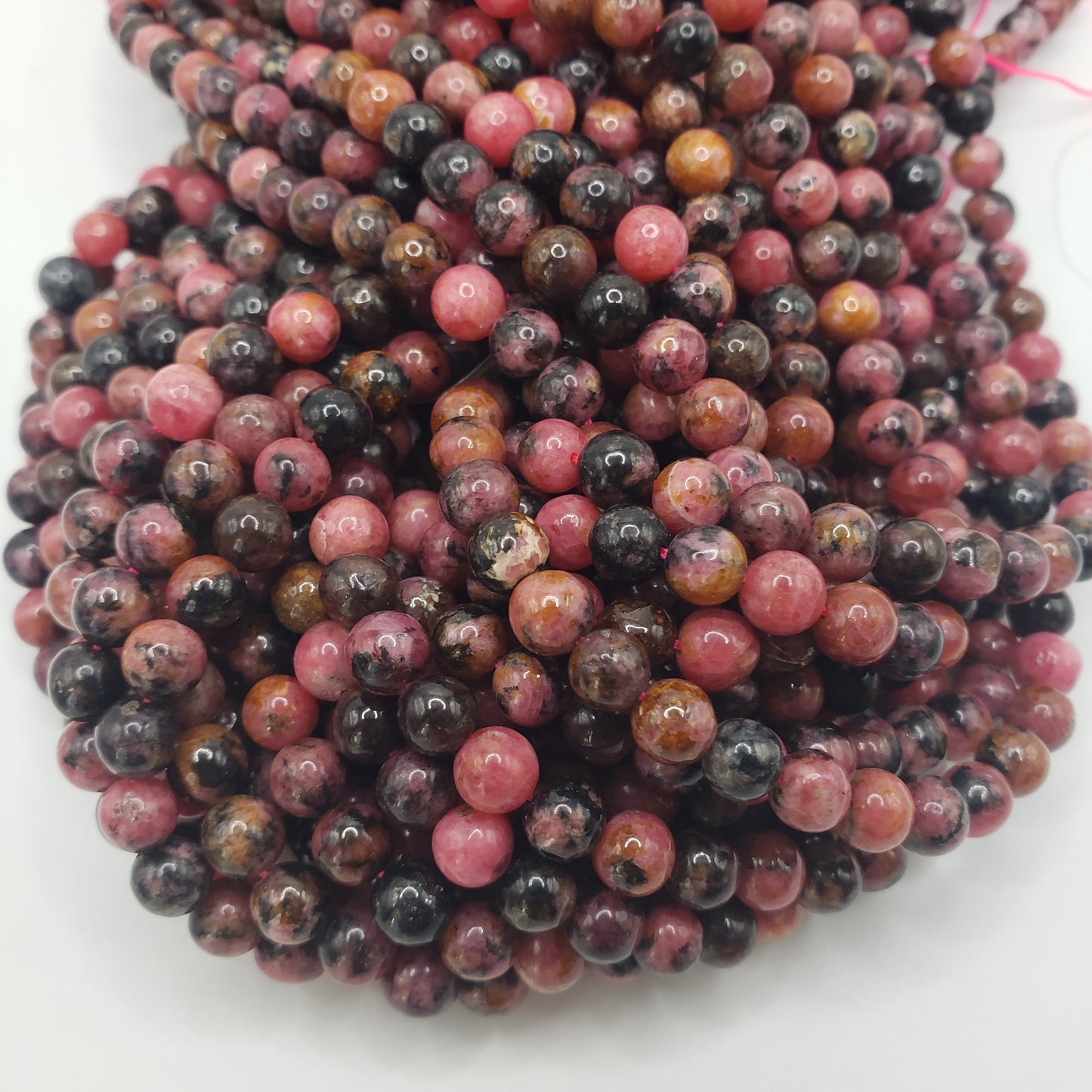 6mm Rhodocrosite Round Peru