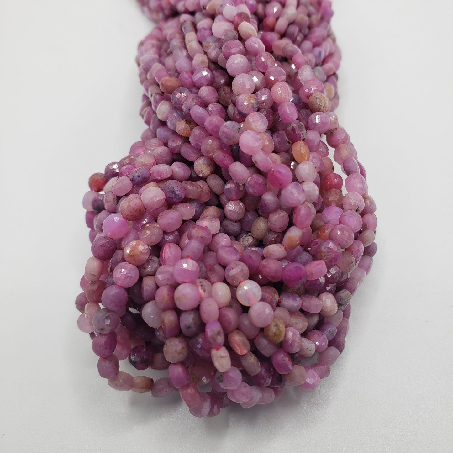 4mm Ruby Coin Faceted