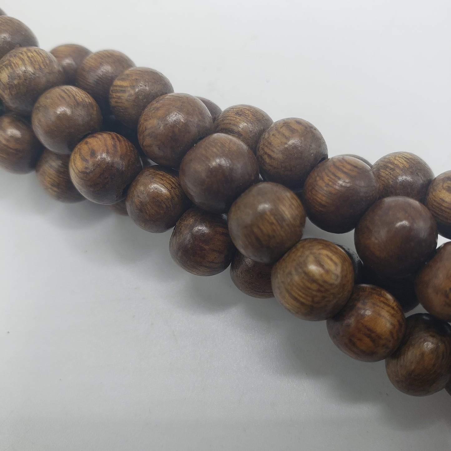 6mm Brown Wood Bead