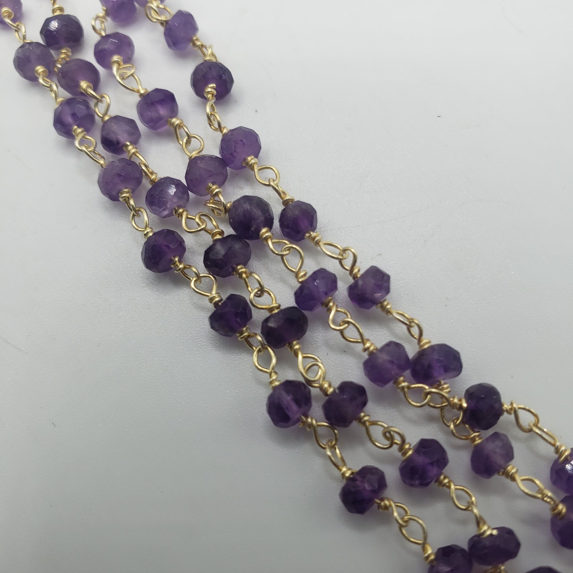 GF 4mm Amethyst Chain