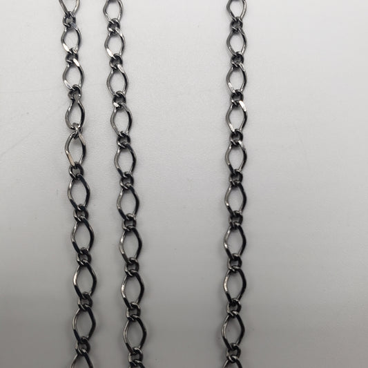 Rhodium SS Elegant Link Chain