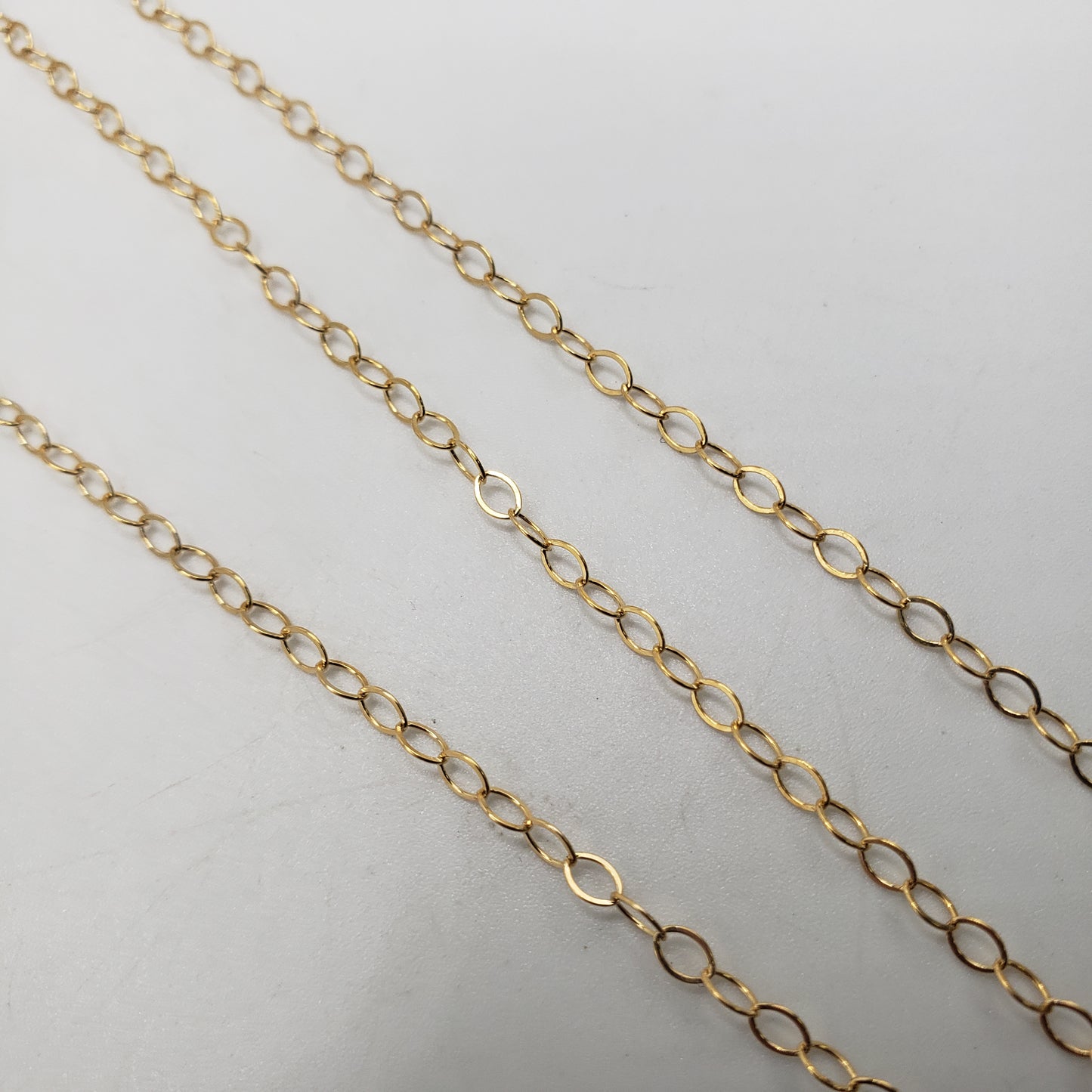 GF Medium Flat Oval Link Chain