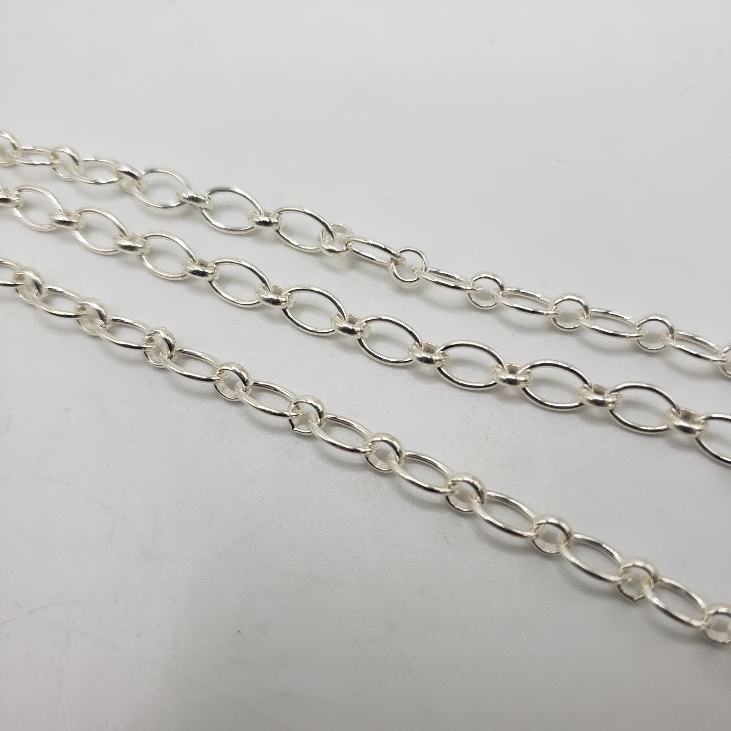 SS Short and Long Oval Link Chain