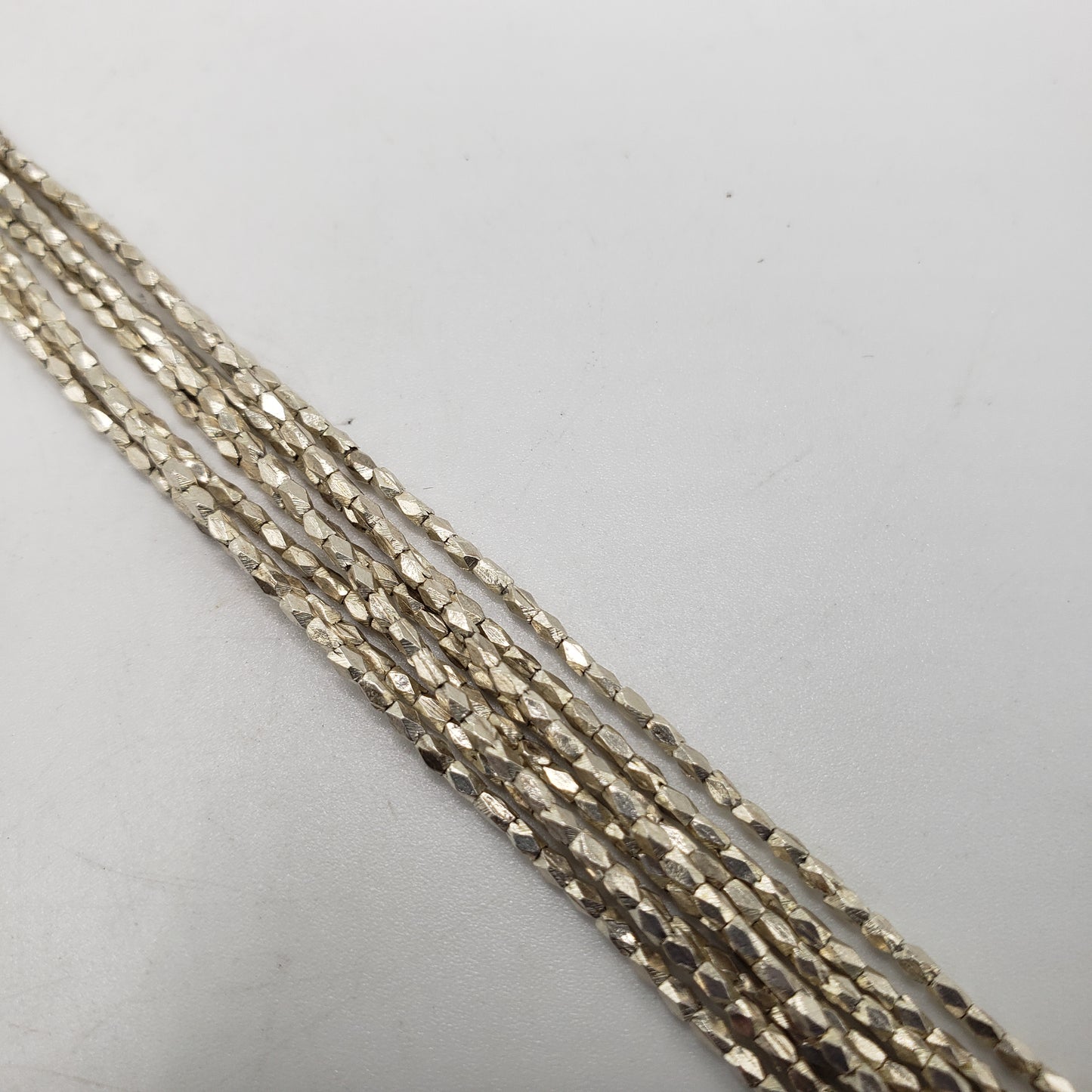 SS Seed Bead Small Rectangle Faceted Strand