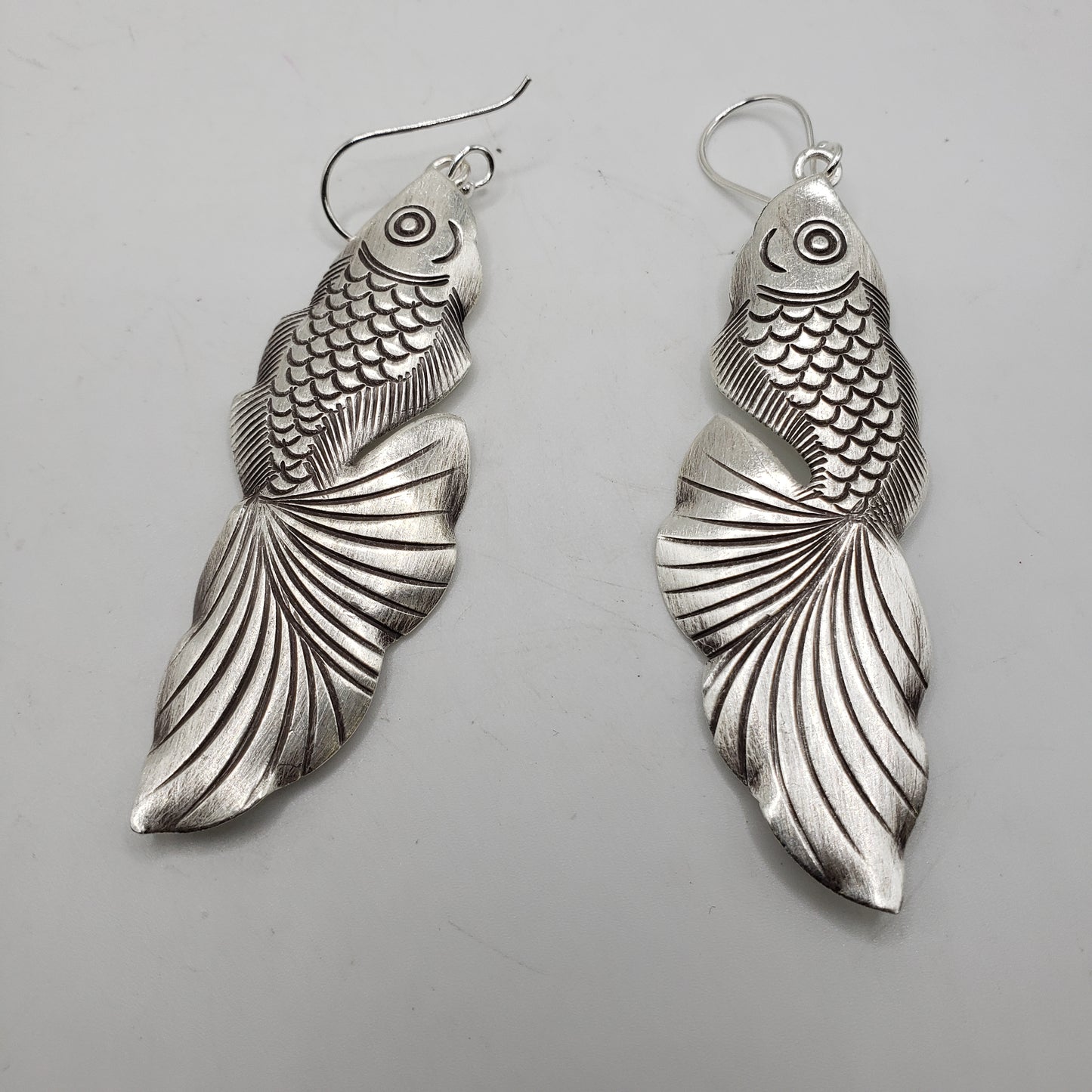 SS Earrings Large Fish