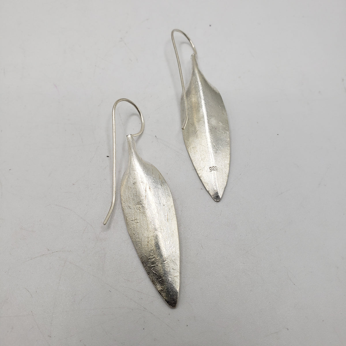 SS Earrings Simple Leafs