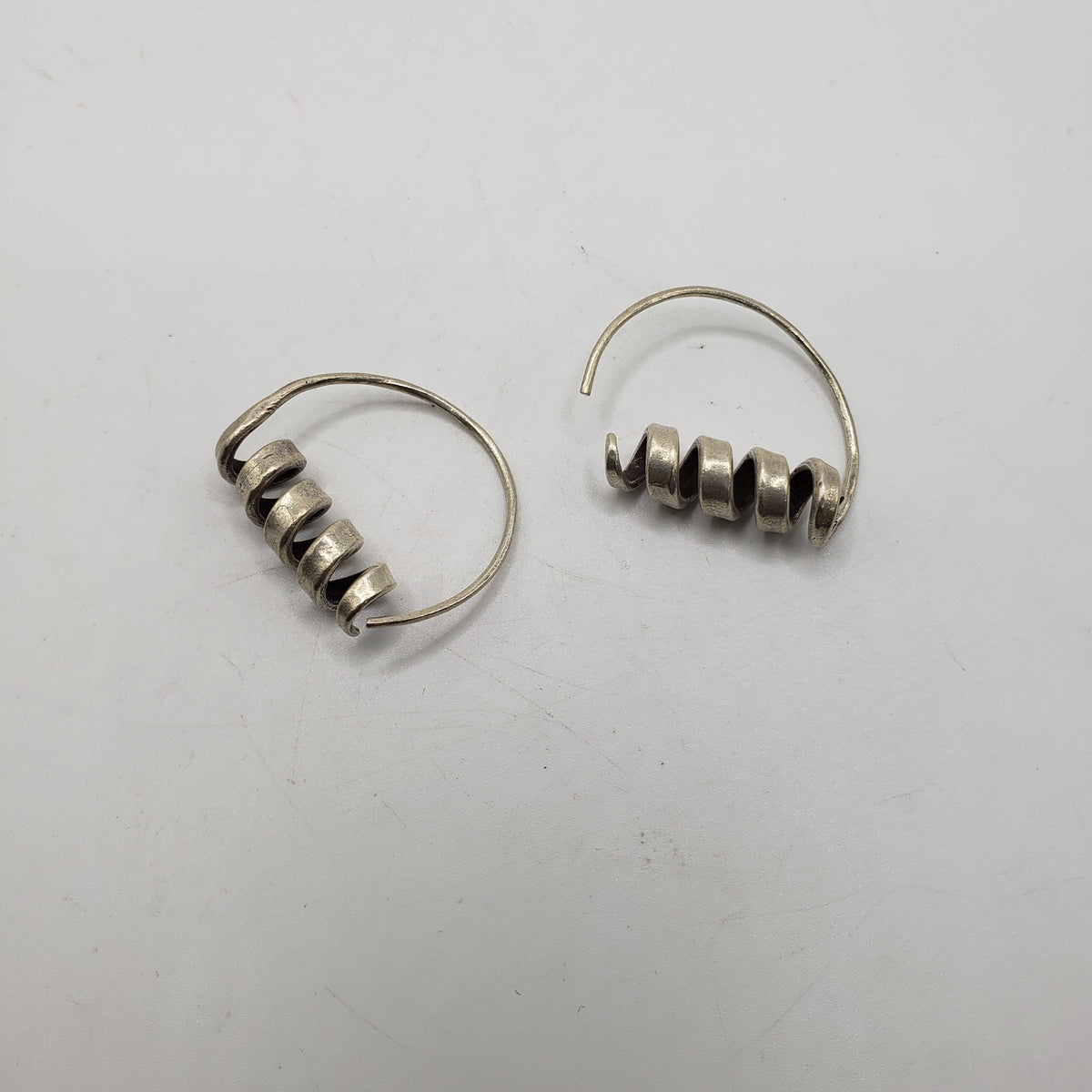 SS Earrings Cork Screw