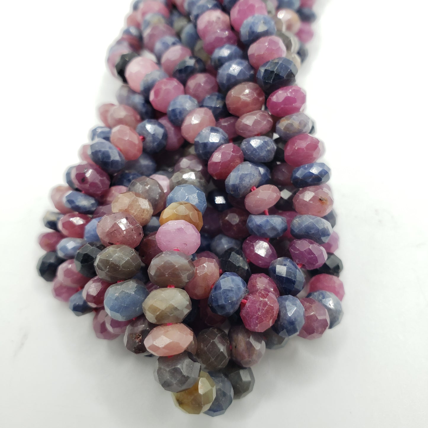 8mm Ruby Sapphire Rounded Faceted