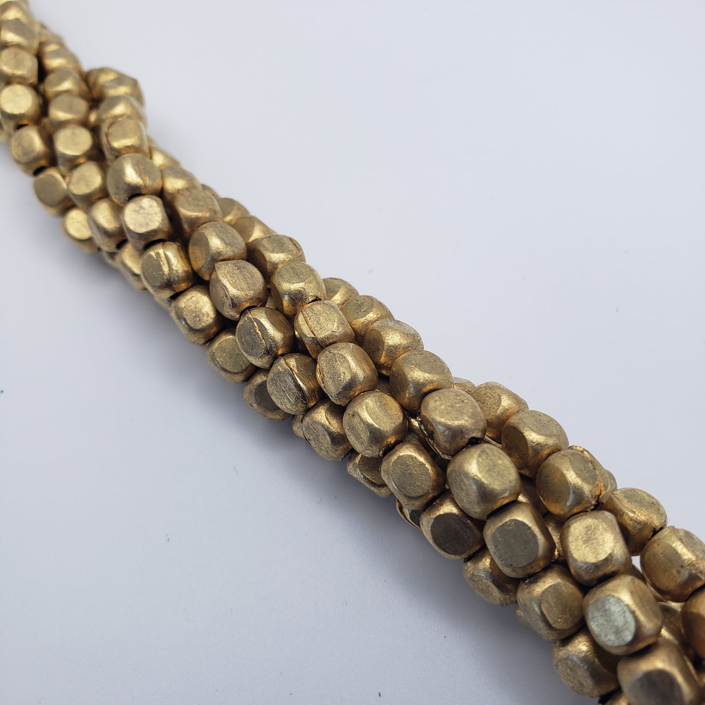 6mm Gold Metal Cubed