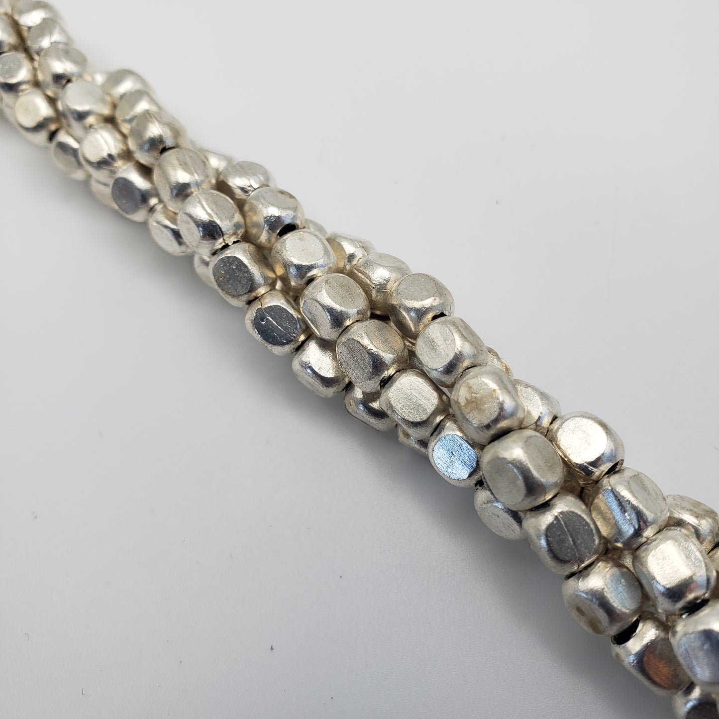 6mm Silver Metal Cubed