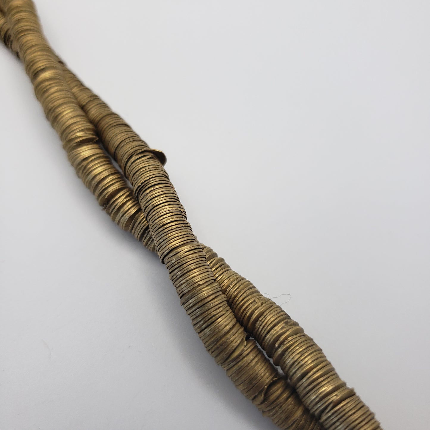 Gold Metal Flat Beads