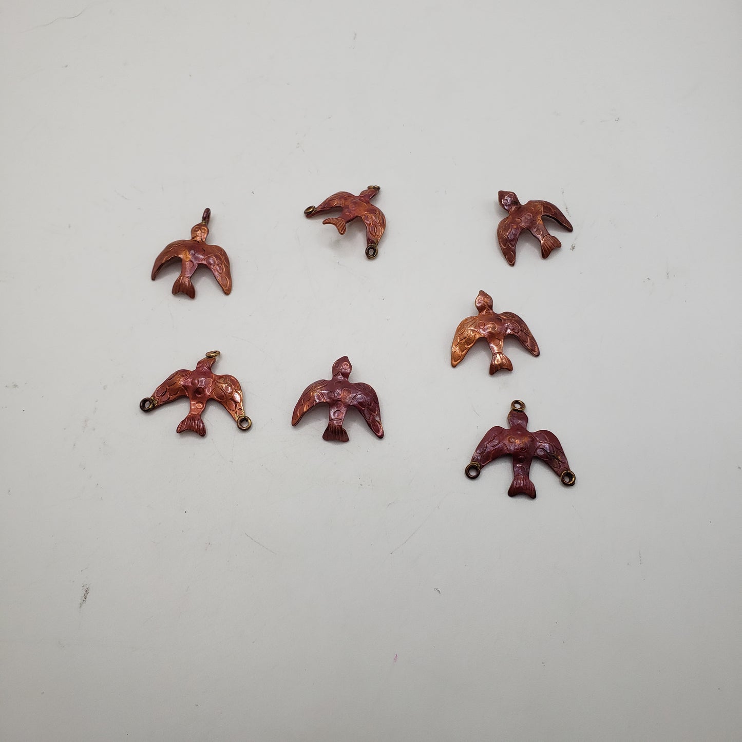 Handmade Copper Bird With Holes