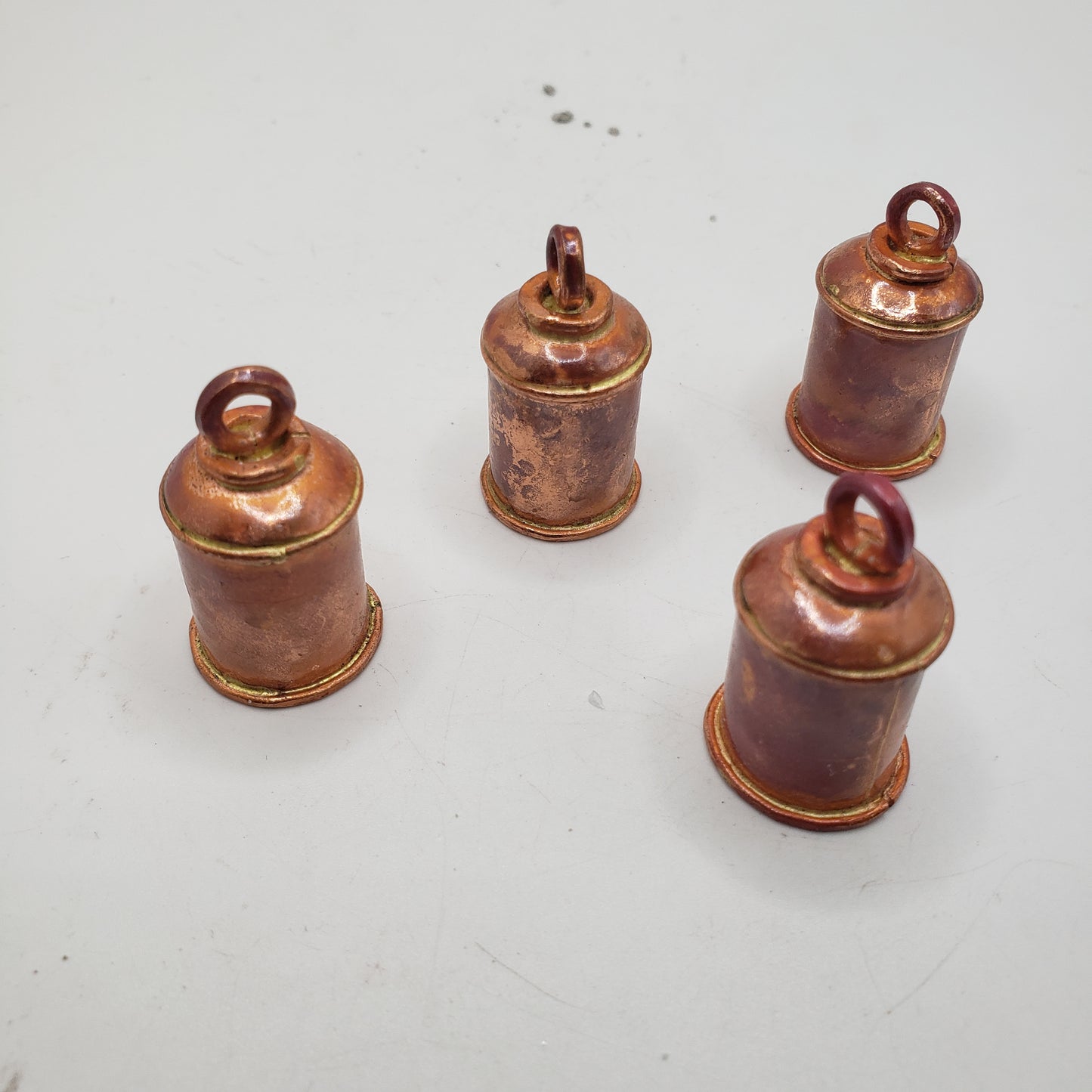 Handmade Copper Cylinder Pendant