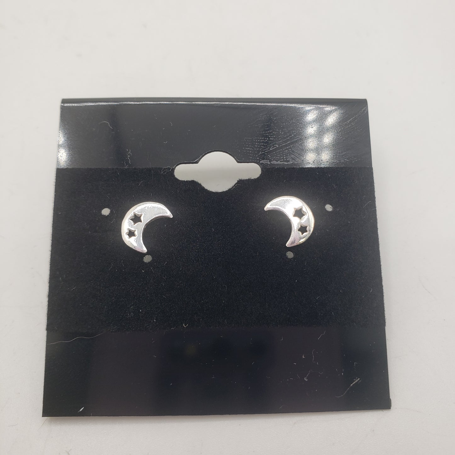 SS Moon with Stars Stud Earrings 7.99