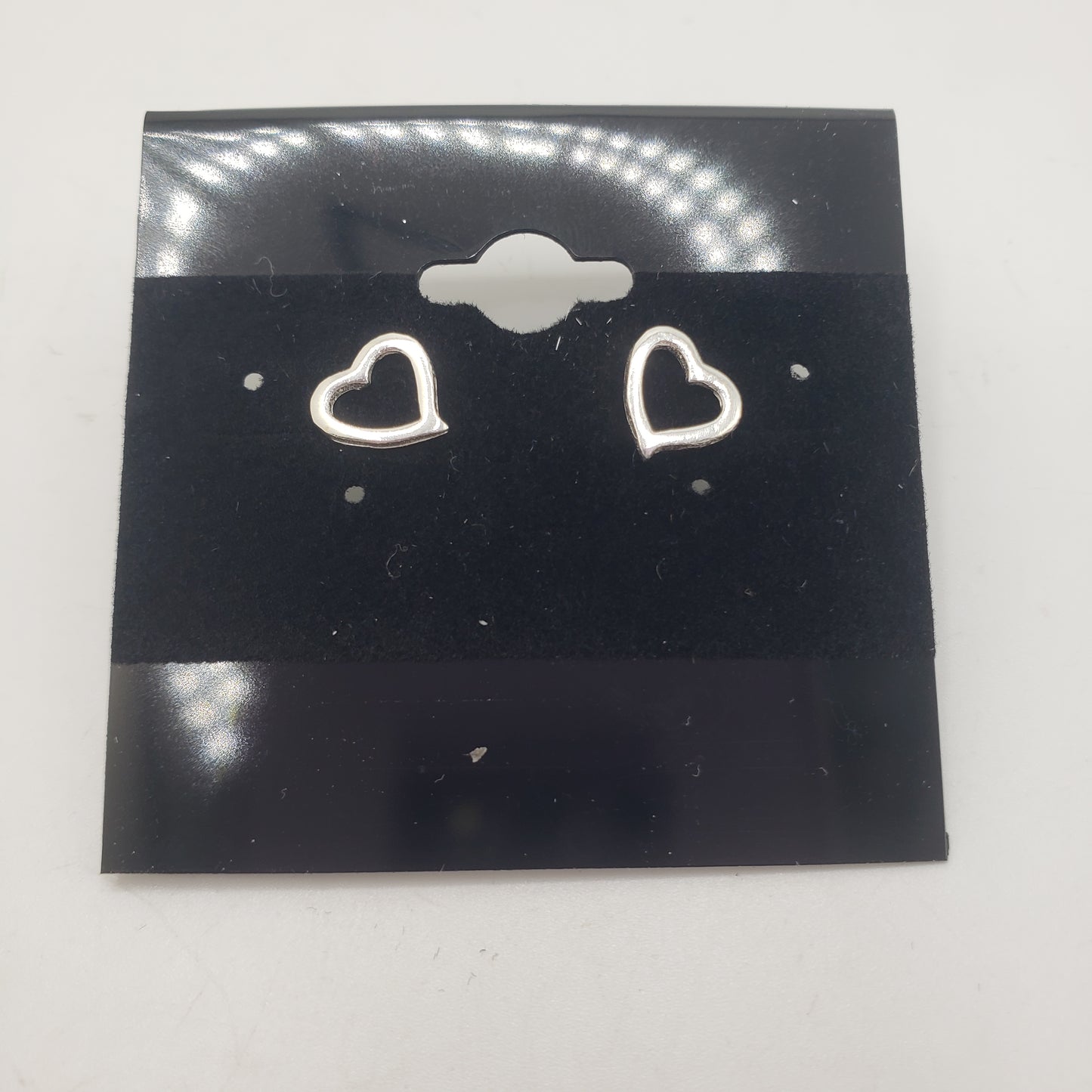 SS Open Heart Stud Earrings 7.99