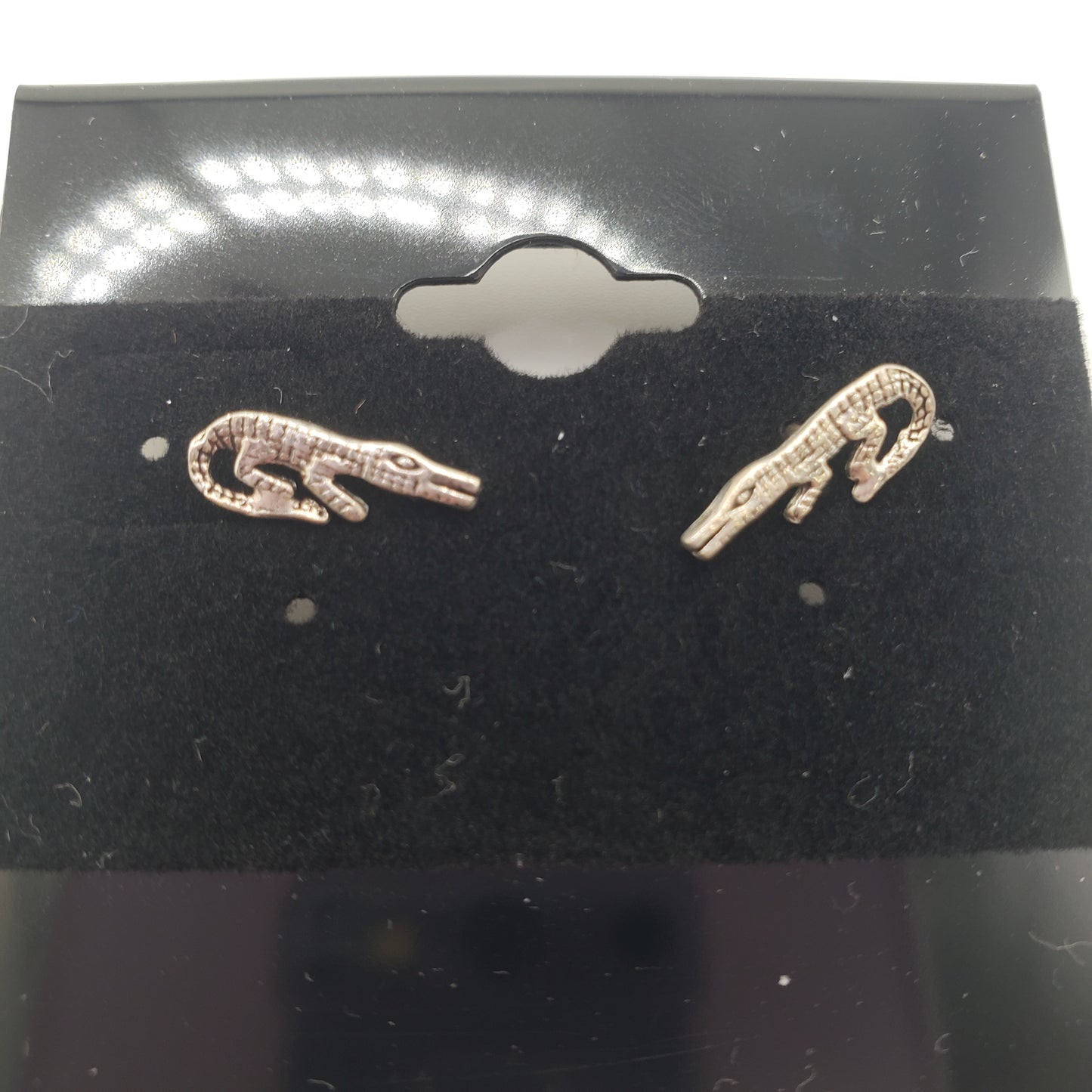 SS Crocodile Stud Earrings 7.99