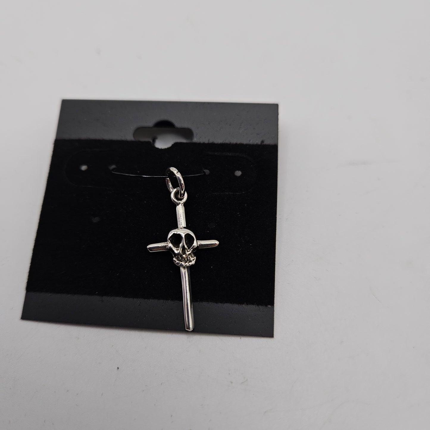SS Cross with Skull Charm 14.99