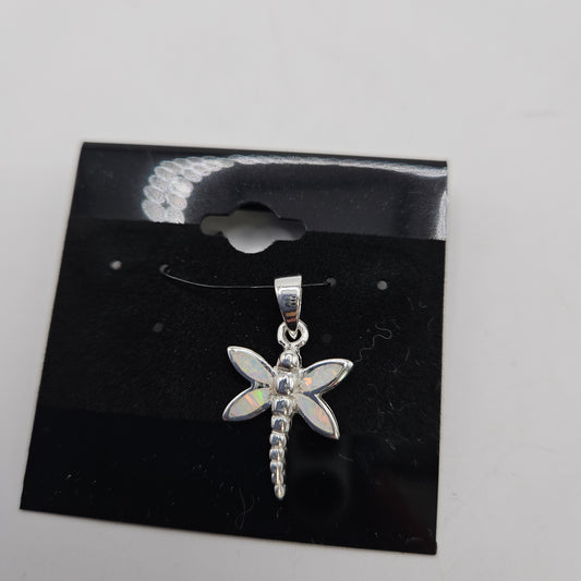 SS Dragonfly with Opal Pendant 23.99