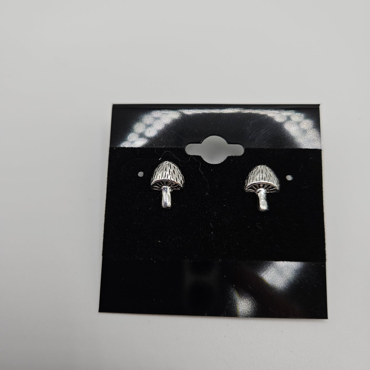 SS Mushroom Stud Earrings 14.99