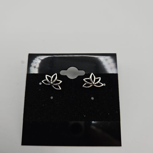 SS Lotus Stud Earrings 14.99