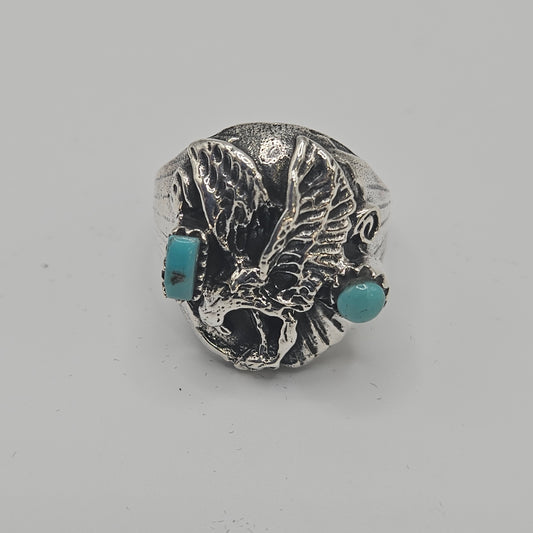 SS Turquoise Eagle Ring