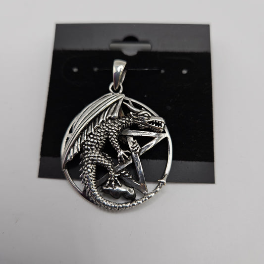 SS Dragon on Star Pendant 71.99