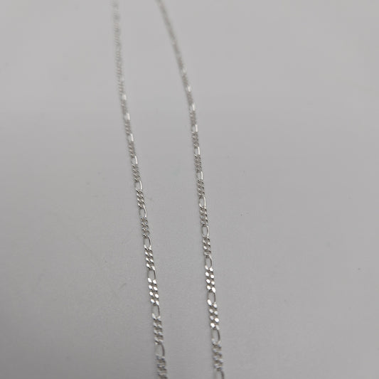 18in SS Small Figaro Chain