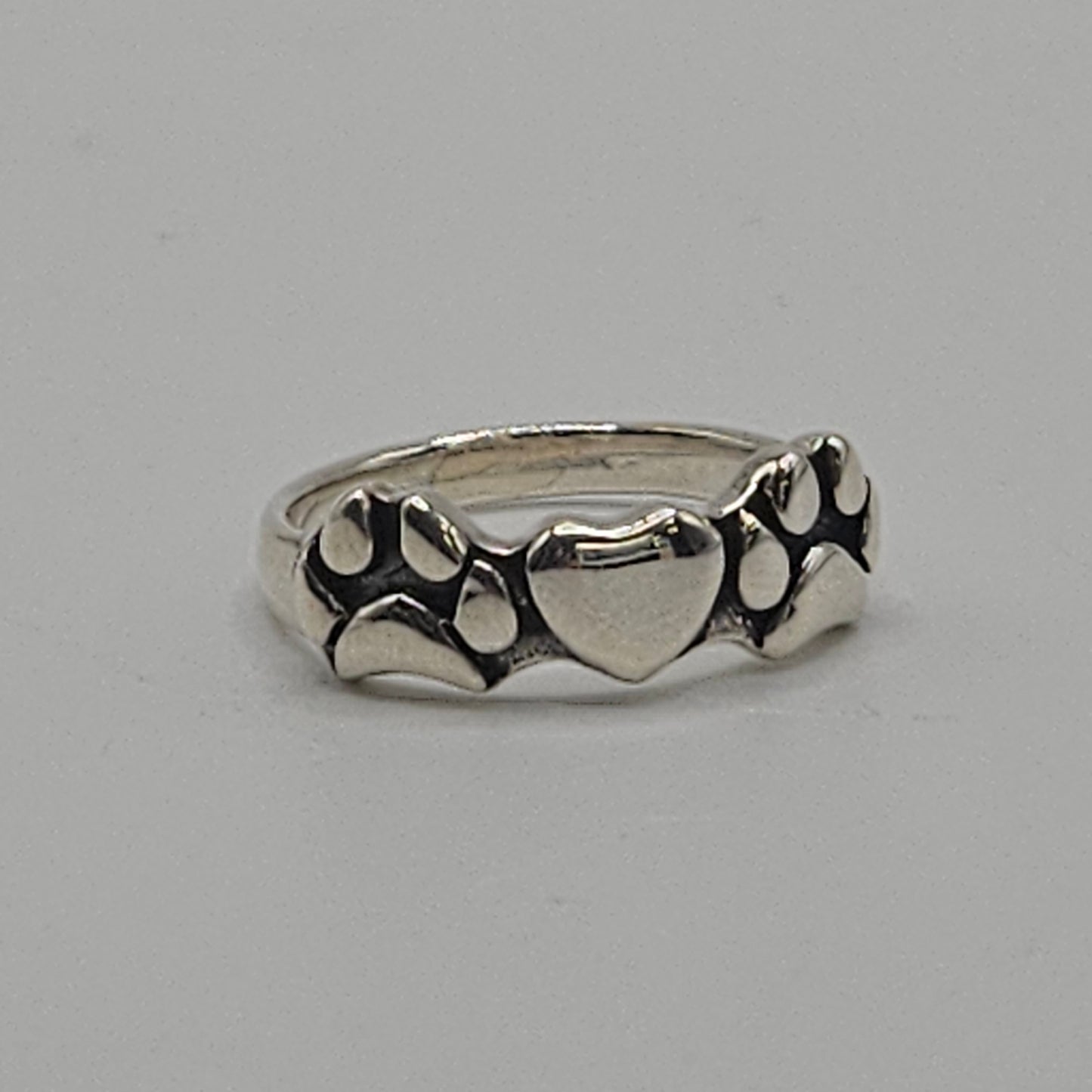 SS Paw Print Ring 23.99