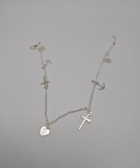SS Anchor Charm Anklet 17.99