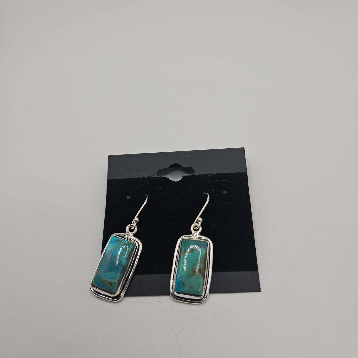 SS Turquoise Oval Earrings 43.99