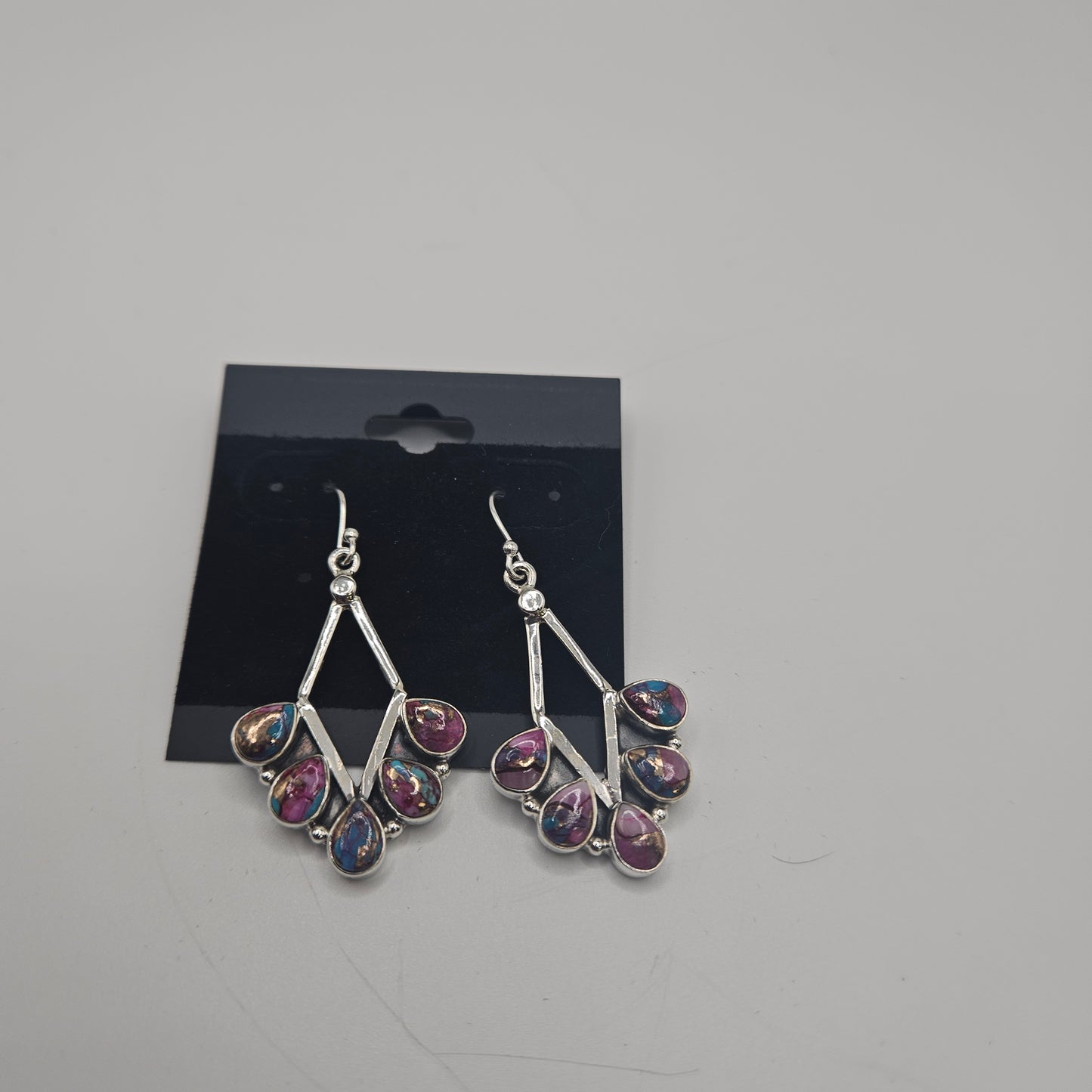 SS Spiney Oyster Turquoise Earrings 66.99