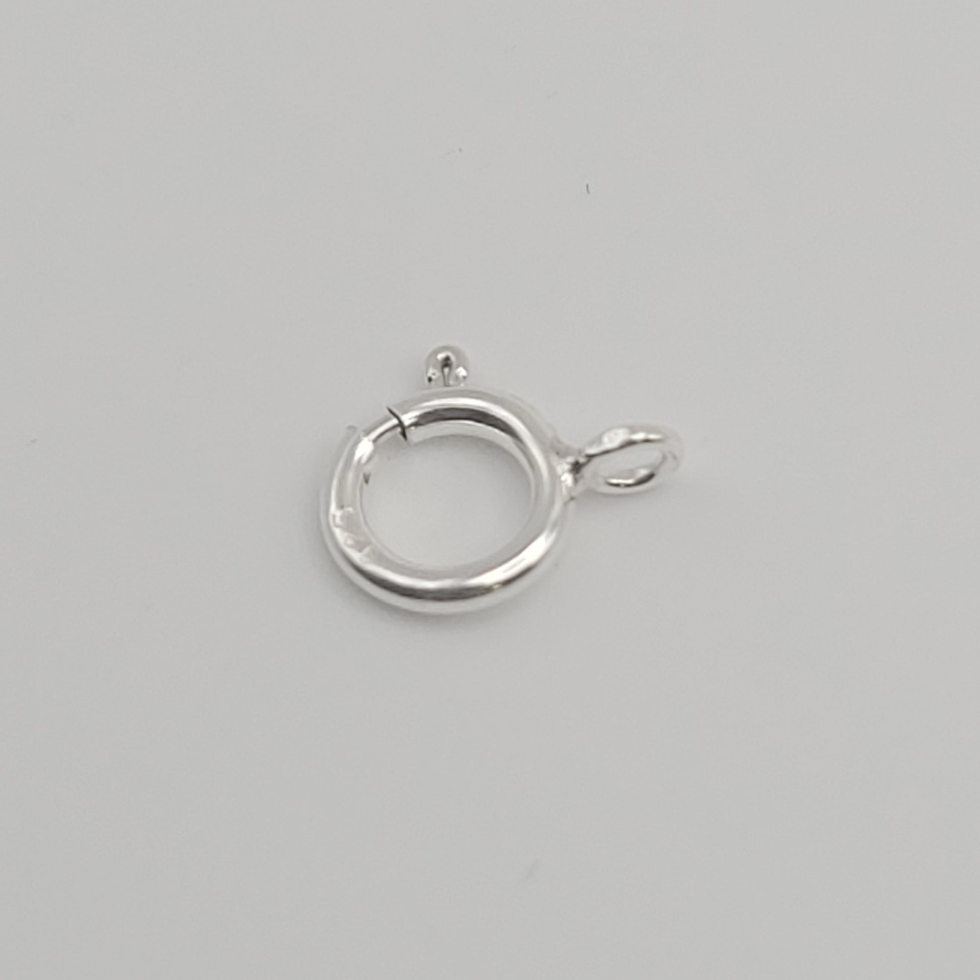 Sterling Silver Spring Ring 6mm