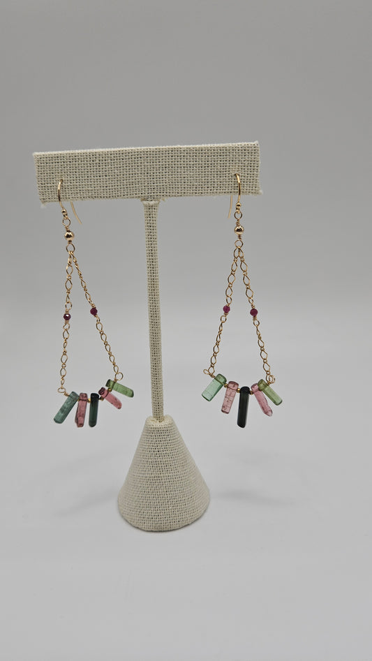 GF Tourmaline Earrings