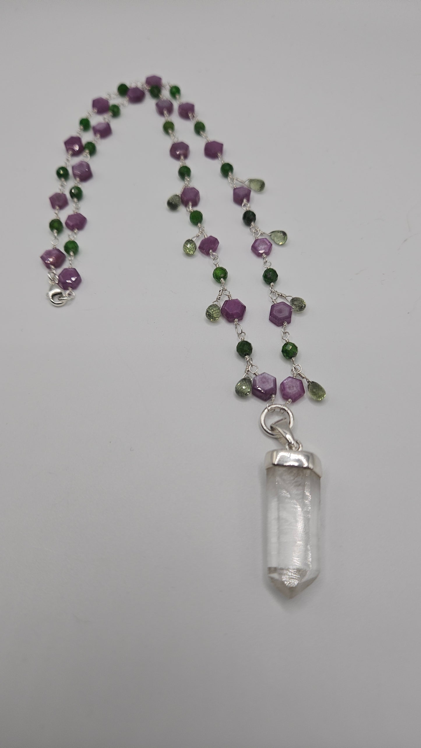 SS Gemstone Necklace