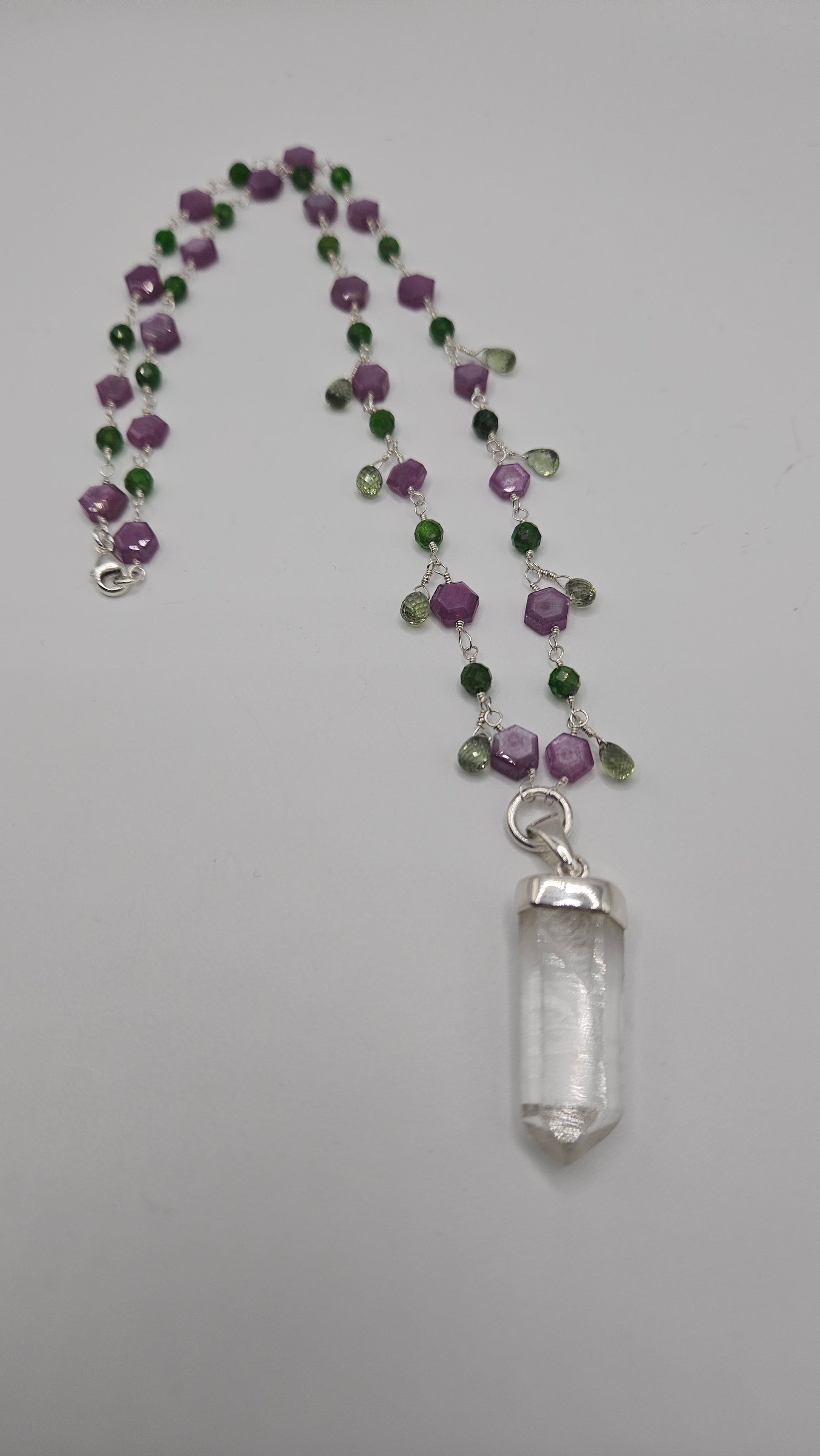 SS Gemstone Necklace