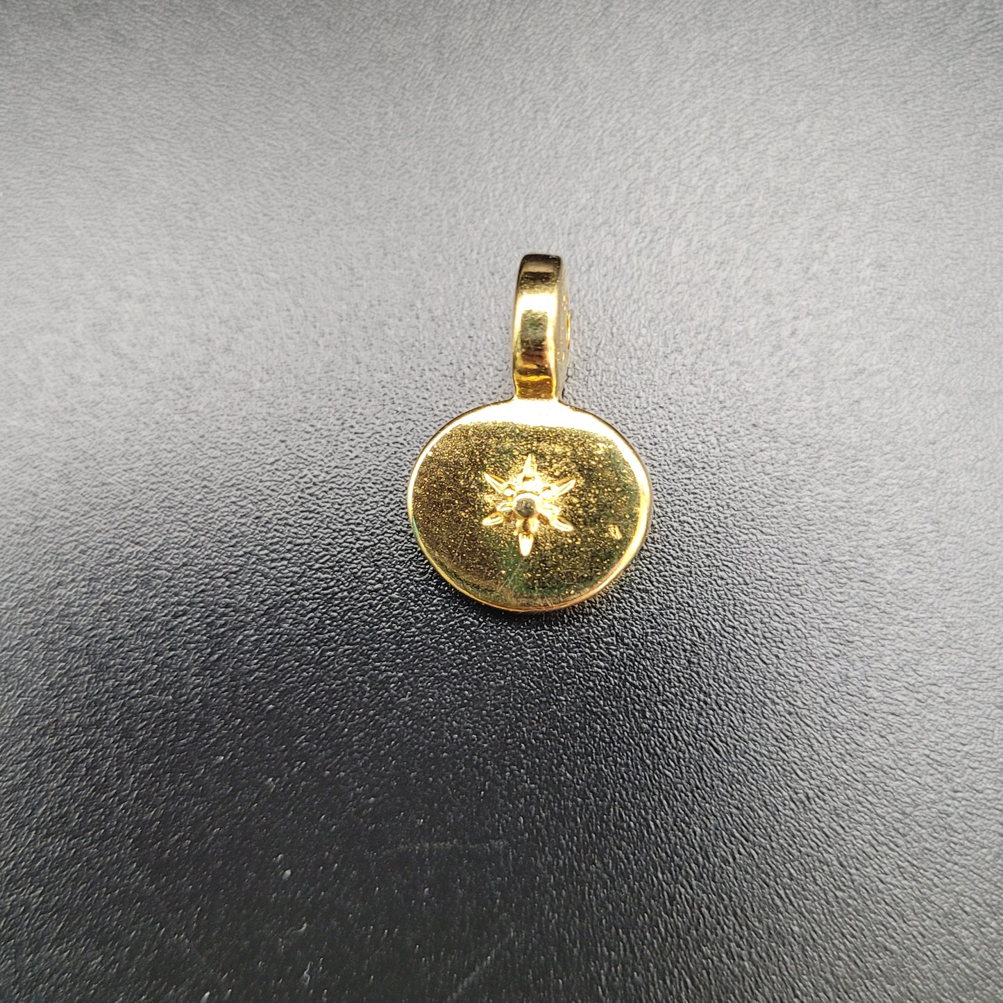 GP Hammered Star Mini Disc Charm