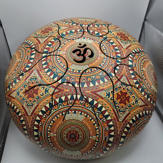 10” Mandala Tongue Drum