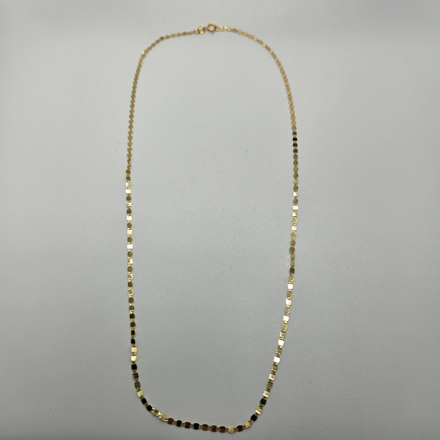 18in Flat Marina Gold Chain.