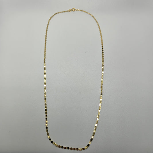 18in Flat Marina Gold Chain.