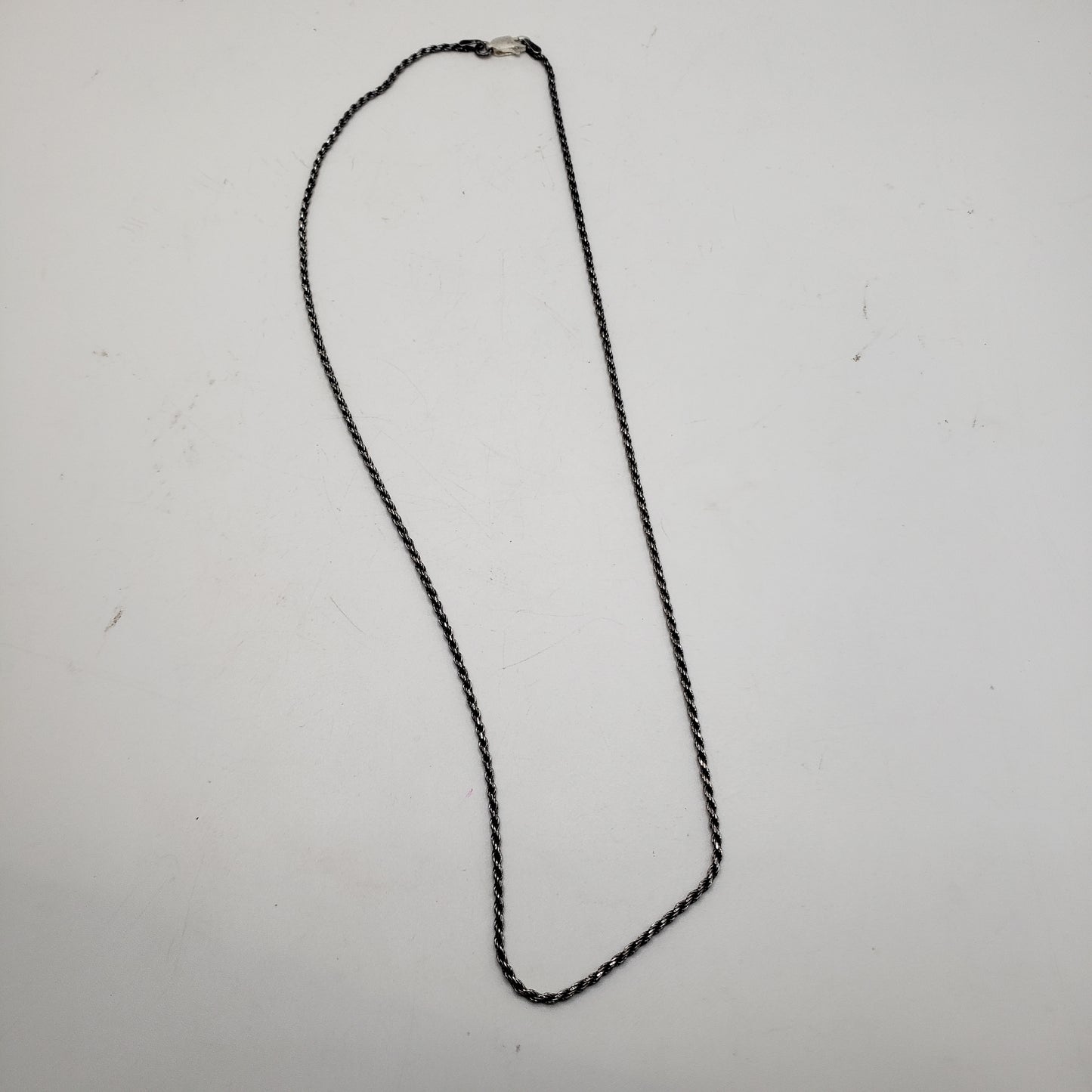 18 Inch Long Dark Vermeil Rope Chain.