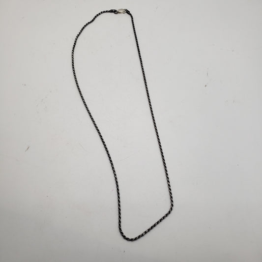 18 Inch Long Dark Vermeil Rope Chain.